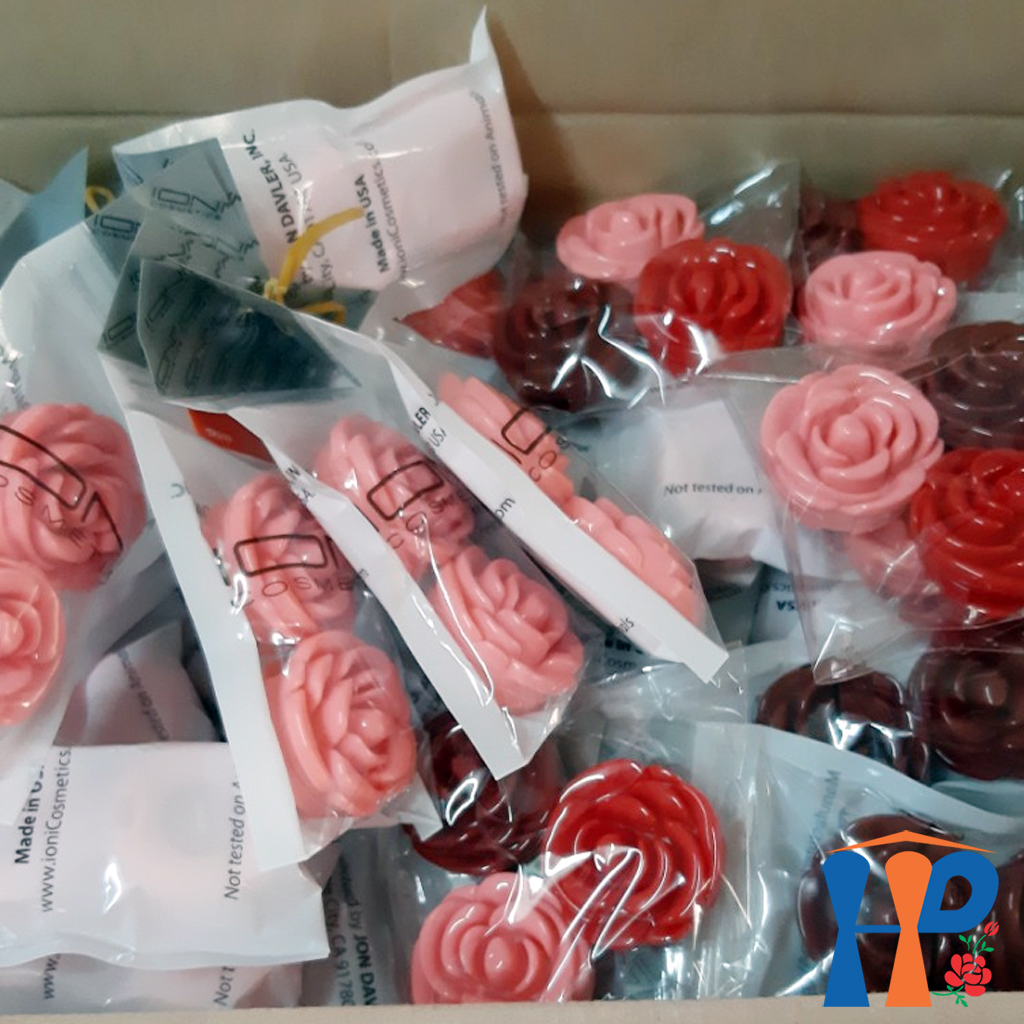 Son lì hoa hồng IONI Cosmetic Matte Lipstick (3 hộp/ Combo, Cam tươi, đỏ tươi, đỏ ruby)