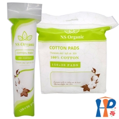 Bông tẩy trang NS Organic Premium and Soft on Skin Cotton Pads (Hà Lan)
