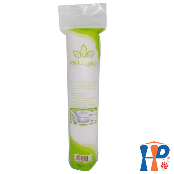 Bông tẩy trang NS Organic Premium and Soft on Skin Cotton Pads (Hà Lan)