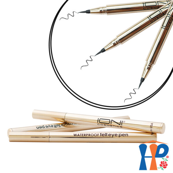 Bút mắt nước IONI Cosmetic Waterproof Felt Eye Pen 1,2ml (đầu lông thanh mảnh, sắc nét, mực không lem, không trôi)