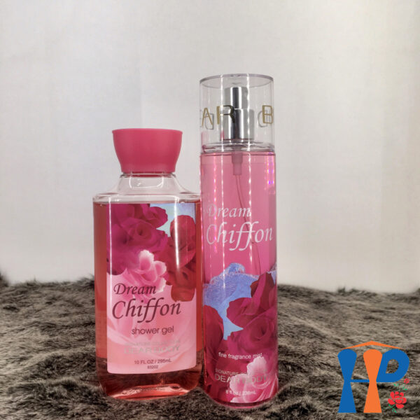 Combo Gel Tắm và Xịt Thơm Toàn Thân Nữ DEAR BODY Fine Fragance Shower Gel and Body Mist (for woman)