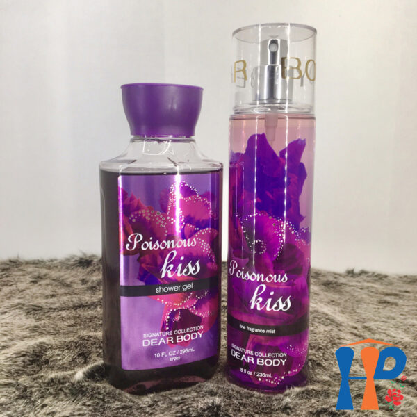 Combo Gel Tắm và Xịt Thơm Toàn Thân Nữ DEAR BODY Fine Fragance Shower Gel and Body Mist (for woman)