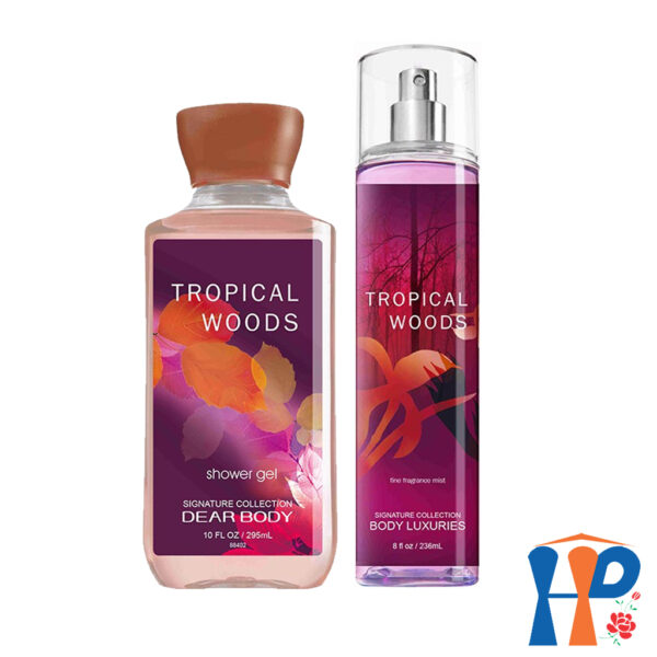 Combo Gel Tắm và Xịt Thơm Toàn Thân Nữ DEAR BODY Fine Fragance Shower Gel and Body Mist (for woman)