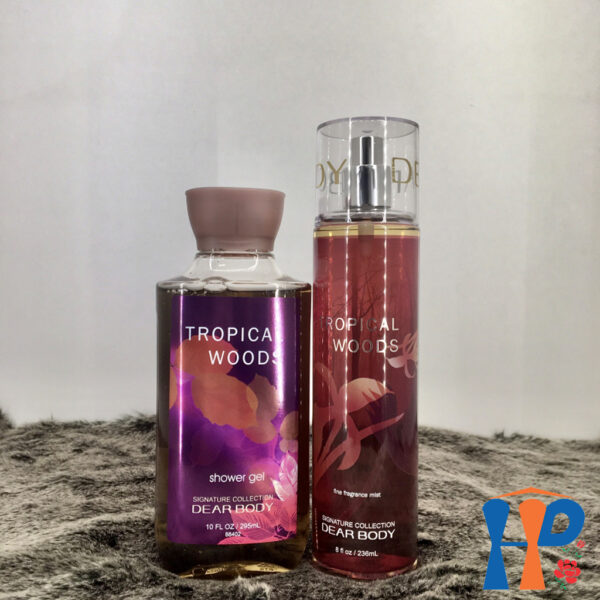 Combo Gel Tắm và Xịt Thơm Toàn Thân Nữ DEAR BODY Fine Fragance Shower Gel and Body Mist (for woman)