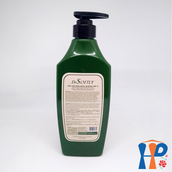 Dầu gội xả thảo dược 2 in 1 sạch gàu hết ngứa DrSoftly Grapefruit Organic & Herbal Conditioning Shampoo 500ml