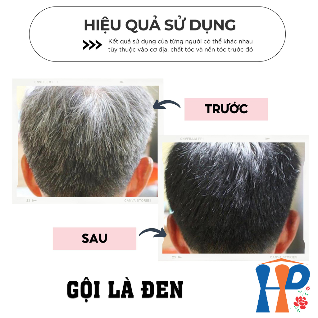 Gội nhuộm tóc thảo dược TopCharm Herbal Hair Colour Shampoo 250ml (phủ bạc nâu - Brown hoặc đen - Black)