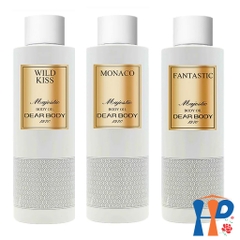 Dầu Massage Dưỡng Thể Nữ hương Nước Hoa Dear Body Majestic Body Oil 270ml