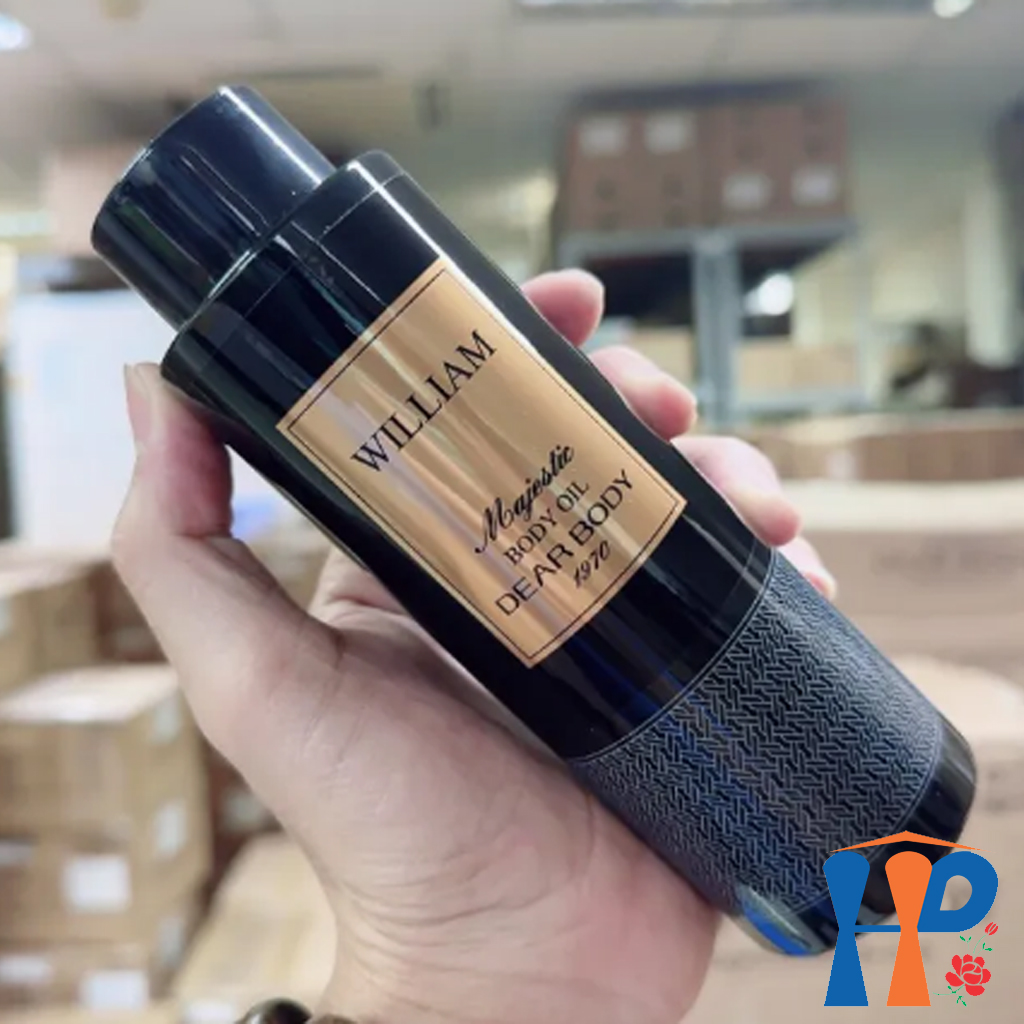 Dầu Massage Dưỡng Thể Nam Hương Nước Hoa Dear Body Majestic Body Oil 270ml (for men)