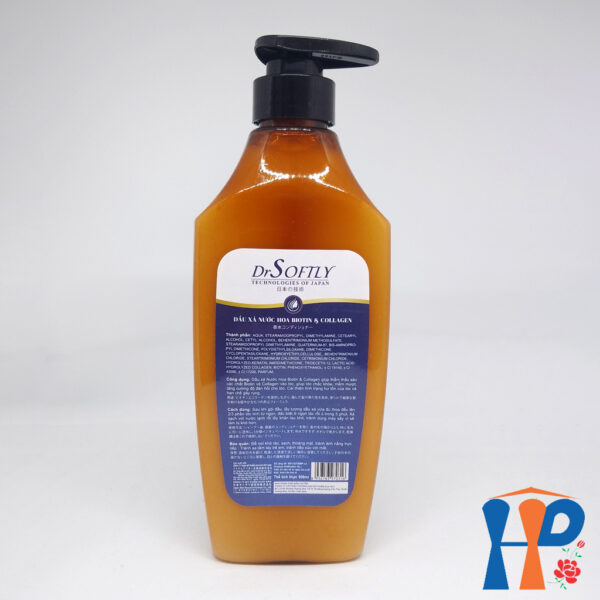 Dầu xả nước hoa Biotin & Collagen DrSoftly Perfume Conditioner 500ml (chăm sóc tóc bóng khỏe)