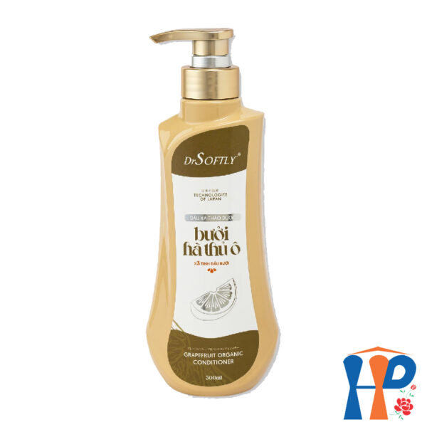 Cặp gội xả thảo dược Bưởi Hà Thủ Ô DrSoftly Grapefruit Organic Shampoo & Conditioner 500ml