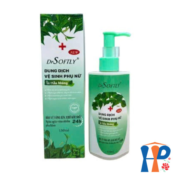 Dung dịch vệ sinh phụ nữ DrSoftly Feminine Hygiene Solution (nha đam, trầu không)