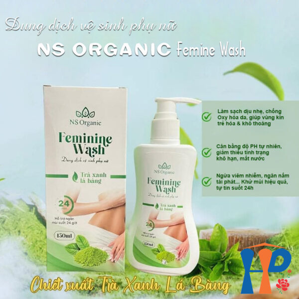 Dung dịch vệ sinh phụ nữ NS Organic Feminine Wash 150ml