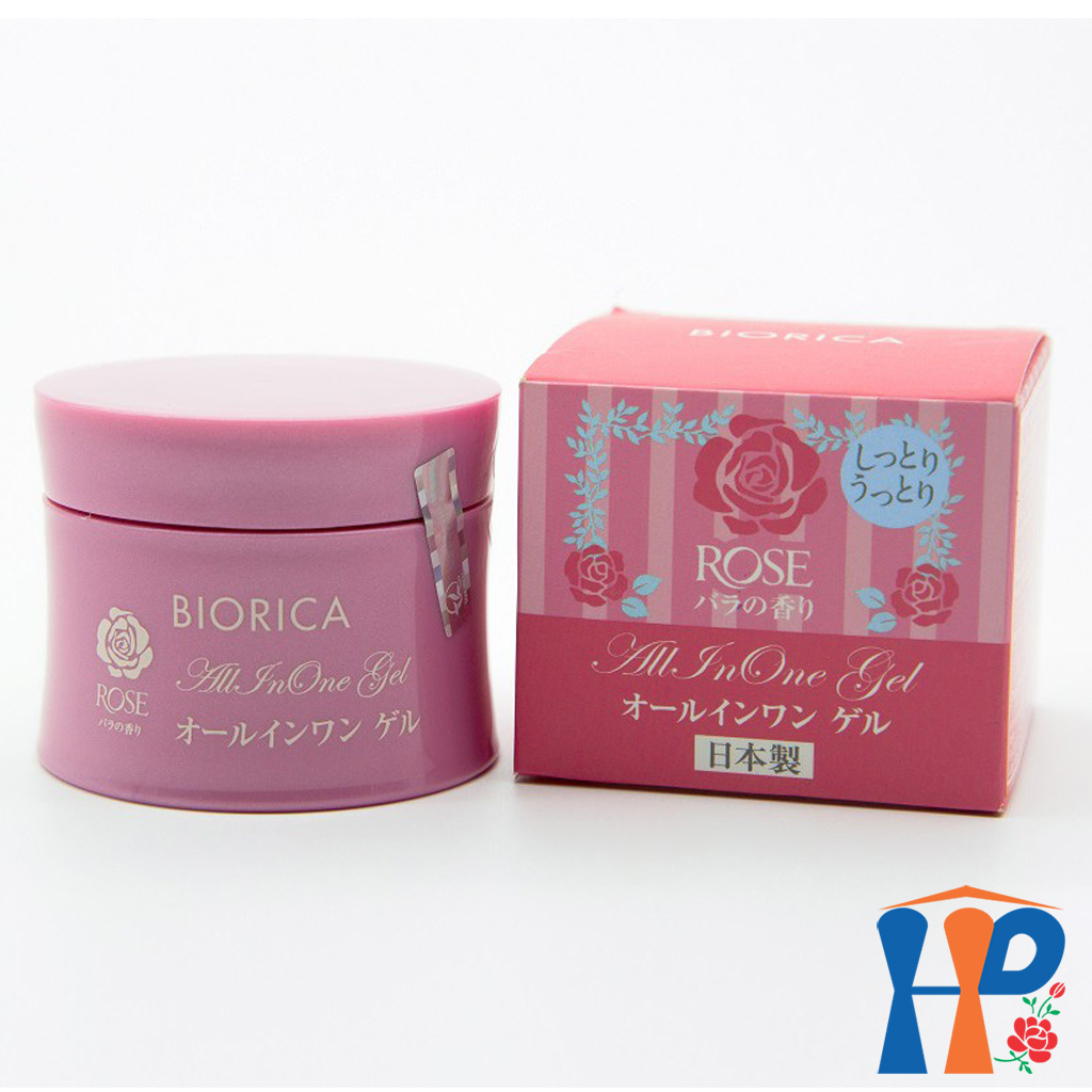 Kem dưỡng da chiết xuất hoa hồng Biorica Rose all in one gel 40gr