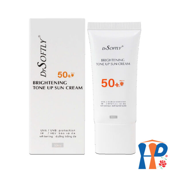 Kem chống nắng nâng tông trắng da Drsoftly Brightening Tone Up Sun Cream SPF50+ PA++++ 50ml
