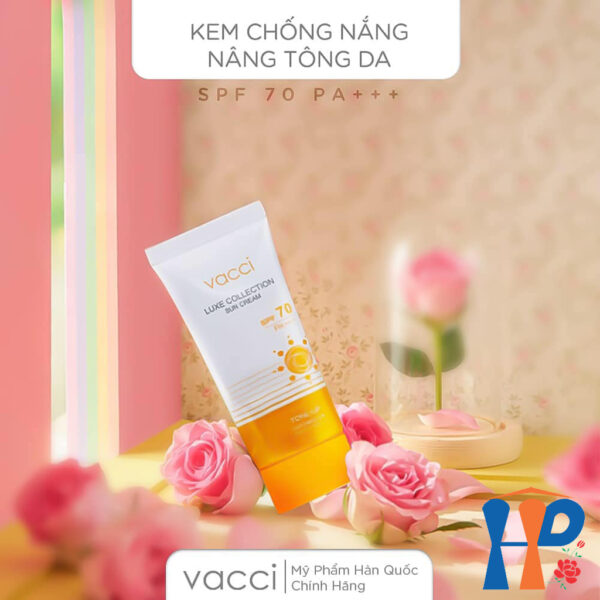 Kem chống nắng nâng tông da VACCI Luxe Collection Sun Cream SPF 70 PA+++ 70ml