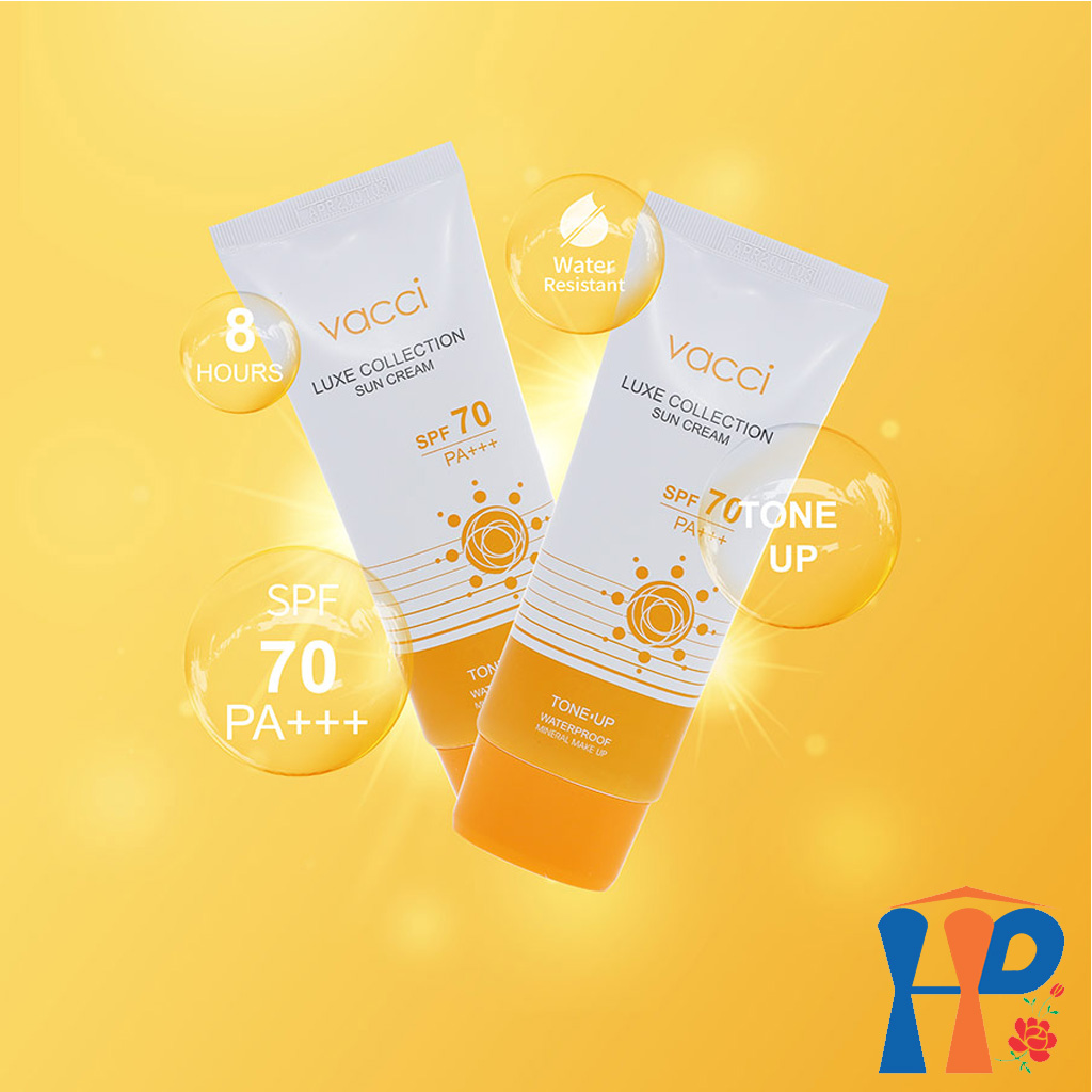 Kem chống nắng nâng tông da VACCI Luxe Collection Sun Cream SPF 70 PA+++ 70ml