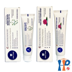 Kem đánh răng dược liệu Drsoftly Herbal Sensitive Toothpaste (Tâm sen 120g & Giảm ê buốt 100g)