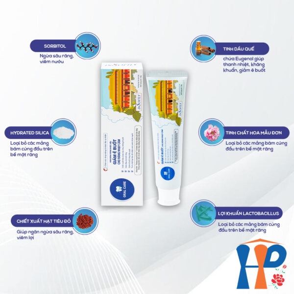 Kem đánh răng dược liệu Drsoftly Herbal Sensitive Toothpaste (Tâm sen 120g & Giảm ê buốt 100g)