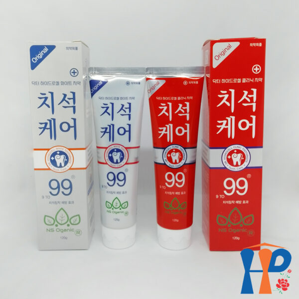 Kem đánh răng Dr. Hydrocell 99 NS Organic Toothpaste 120gr (White & Clinic)