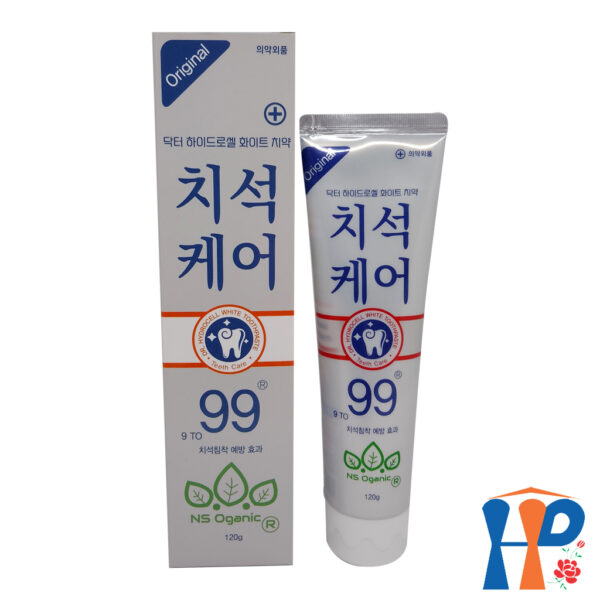 Kem đánh răng Dr. Hydrocell 99 NS Organic Toothpaste 120gr (White & Clinic)