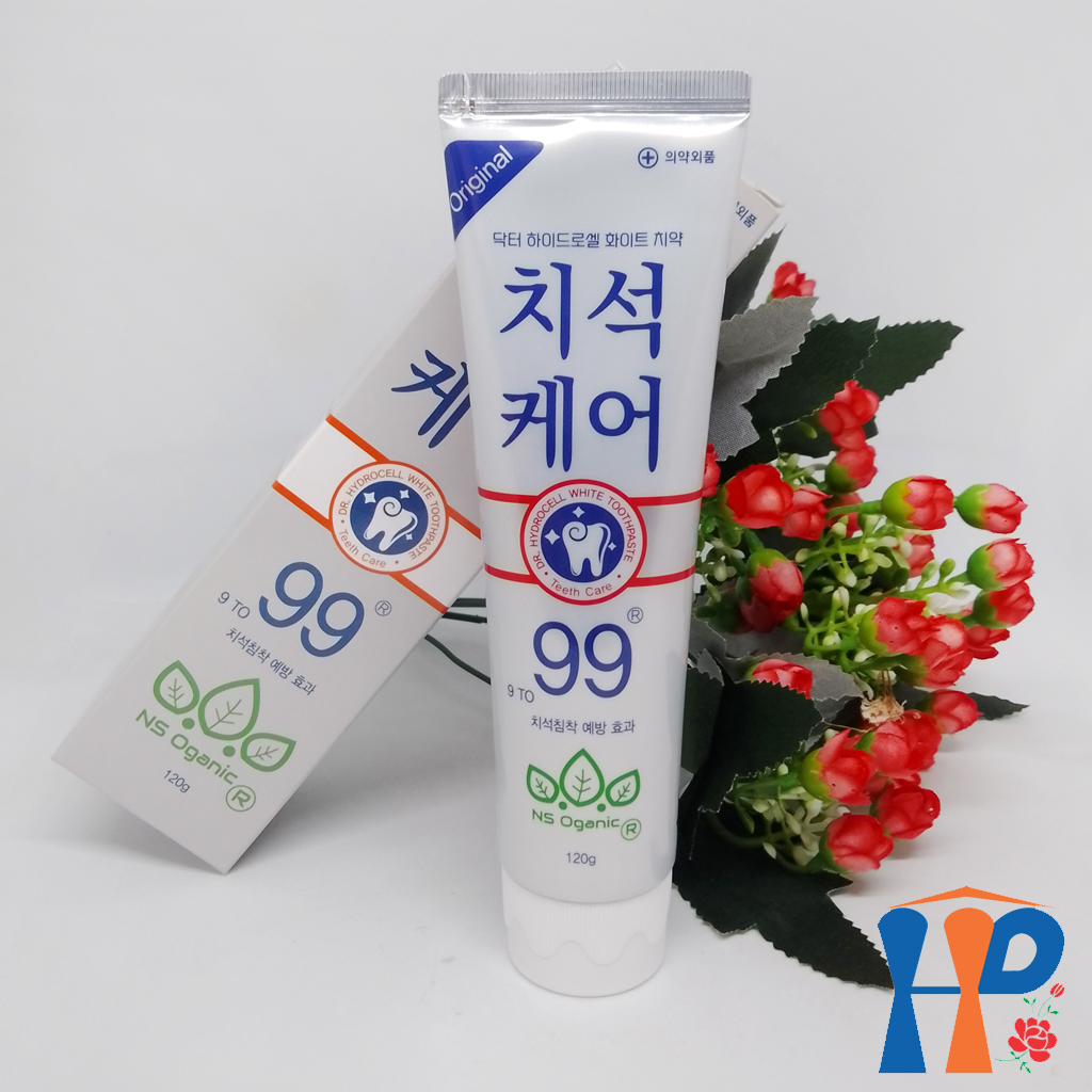Kem đánh răng Dr. Hydrocell 99 NS Organic Toothpaste 120gr (White & Clinic)