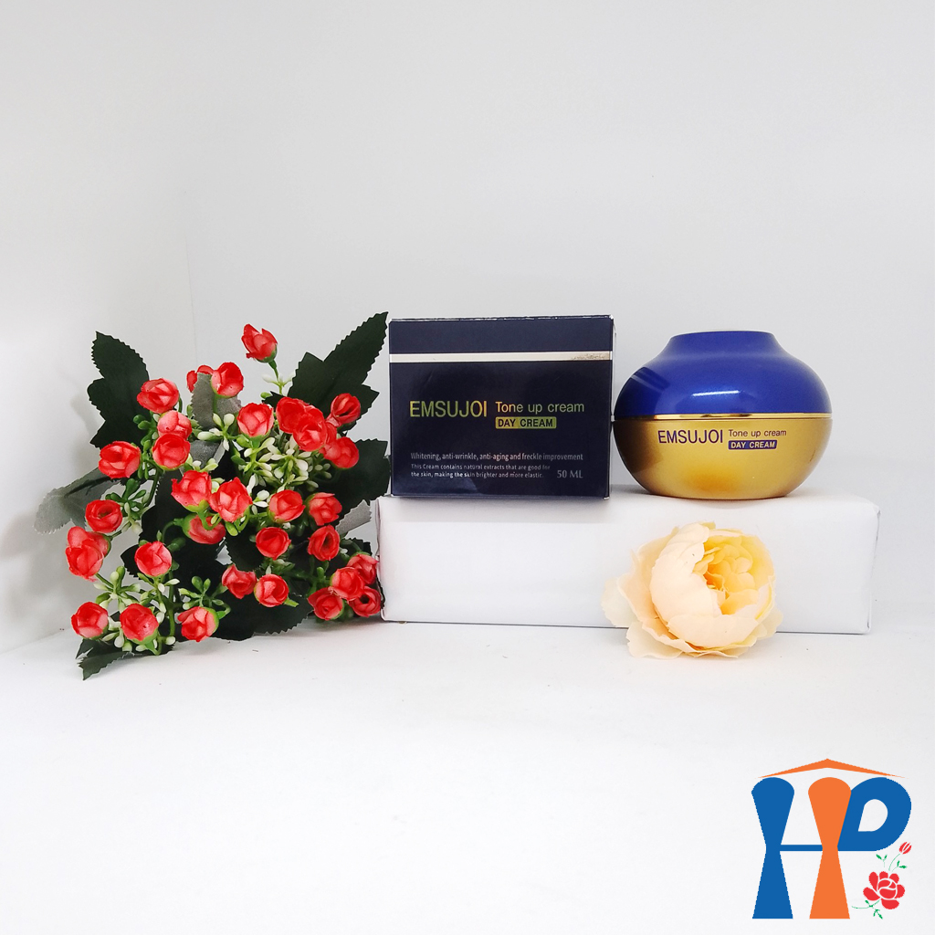 Kem dưỡng trắng da Emsujoi Tone Up Cream 50ml (Kem nám ngày - đêm)