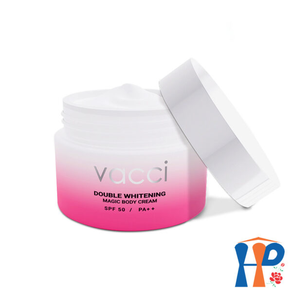 Kem Dưỡng Trắng Và Nâng Tông Da Toàn Thân VACCI Double Whitening Magic Body Cream SPF50 PA++ 160ml