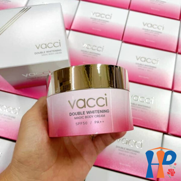 Kem Dưỡng Trắng Và Nâng Tông Da Toàn Thân VACCI Double Whitening Magic Body Cream SPF50 PA++ 160ml