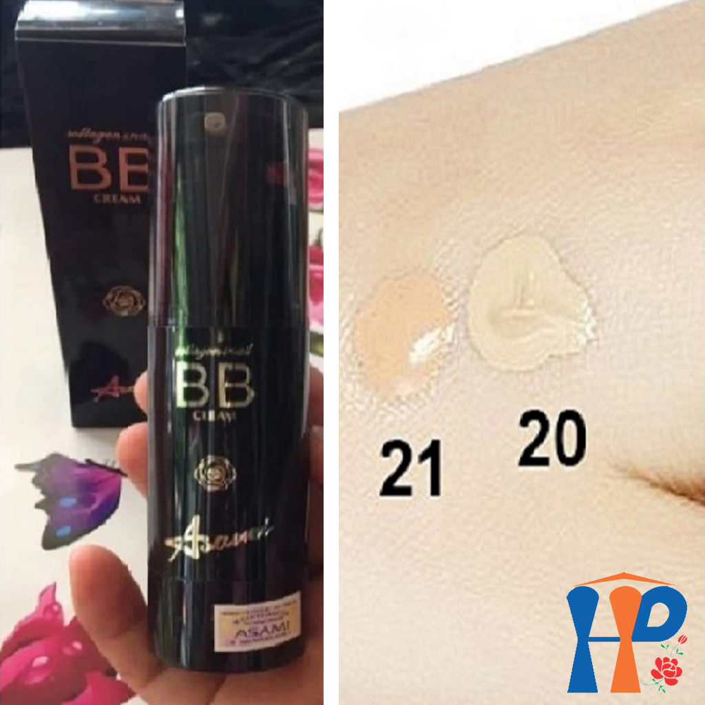 Kem nền trang điểm Asami Collagen Snail BB Cream SPF20/ PA+++ 30g