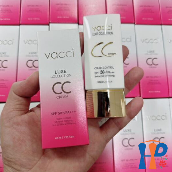 Kem nền hiệu chỉnh tông da Vacci CC Cream Luxe Collection Colour Control SPF50+ PA+++ 40ml