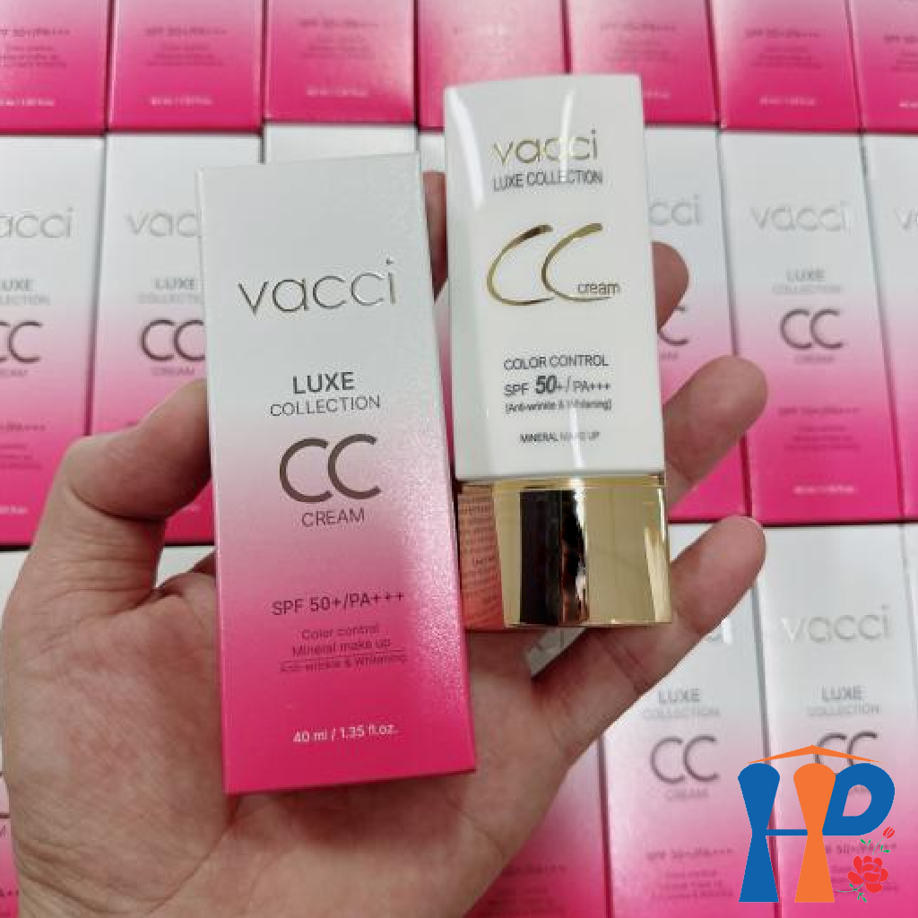 Kem nền hiệu chỉnh tông da Vacci CC Cream Luxe Collection Colour Control SPF50+ PA+++ 40ml