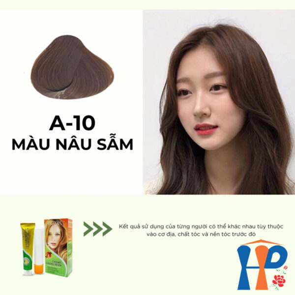 Kem nhuộm dưỡng tóc thảo mộc CHAMIS Colour Cream 60ml