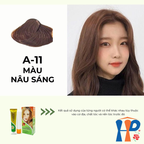 Kem nhuộm dưỡng tóc thảo mộc CHAMIS Colour Cream 60ml