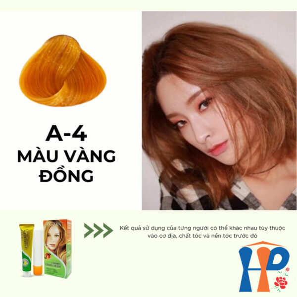 Kem nhuộm dưỡng tóc thảo mộc CHAMIS Colour Cream 60ml