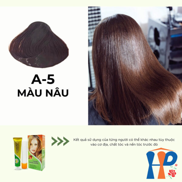 Kem nhuộm dưỡng tóc thảo mộc CHAMIS Colour Cream 60ml