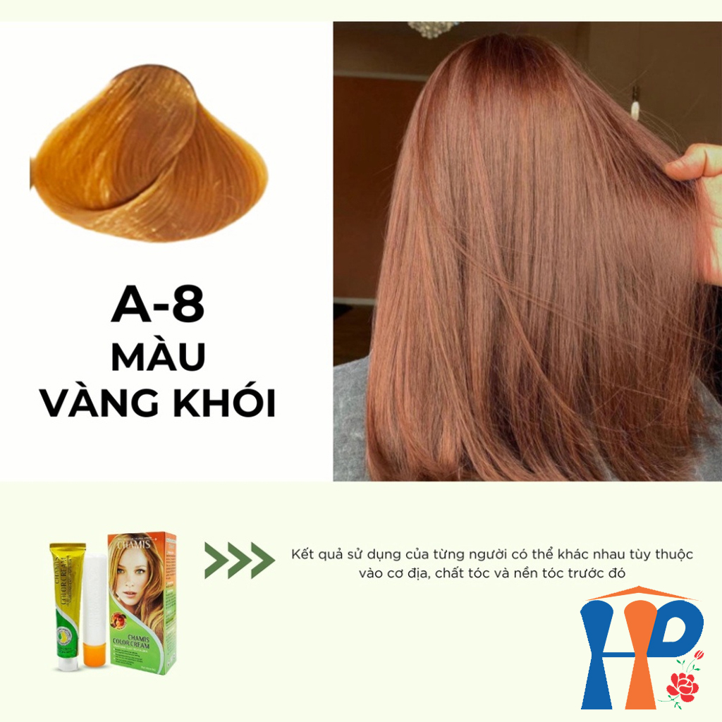 Kem nhuộm dưỡng tóc thảo mộc CHAMIS Colour Cream 60ml