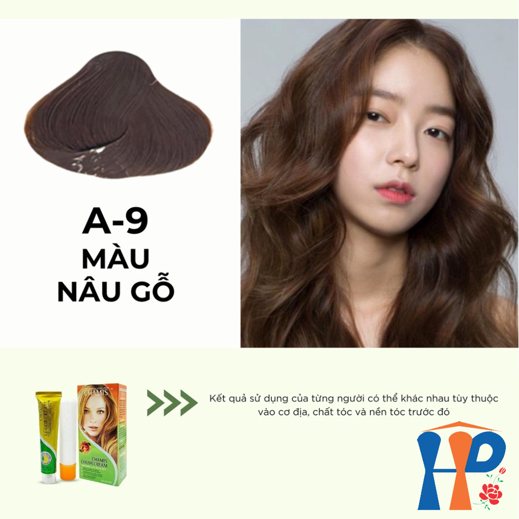 Kem nhuộm dưỡng tóc thảo mộc CHAMIS Colour Cream 60ml