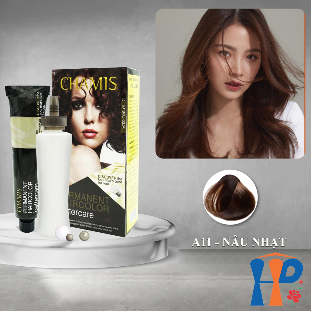 Kem nhuộm tóc thực vật Chamis Permanent Hair Colour 100ml