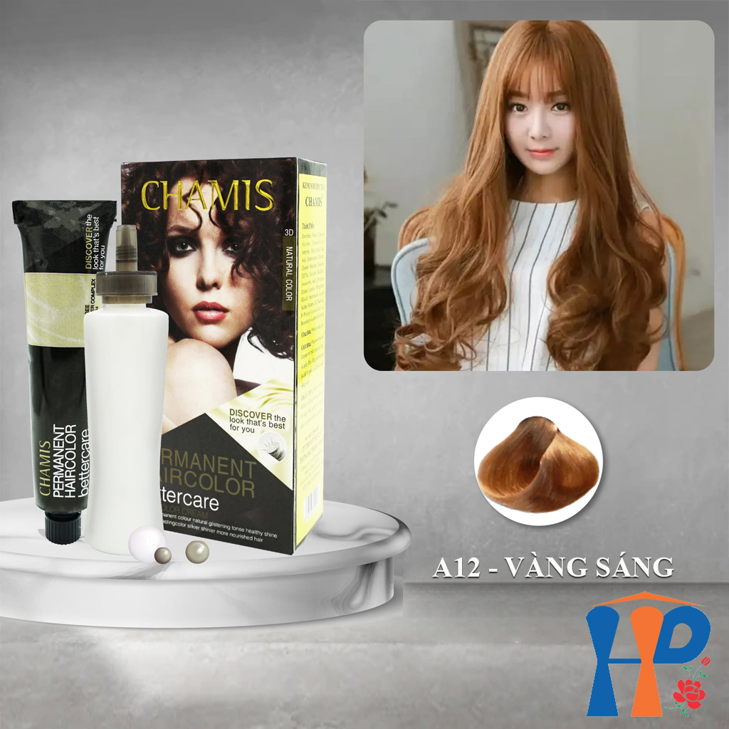 Kem nhuộm tóc thực vật Chamis Permanent Hair Colour 100ml