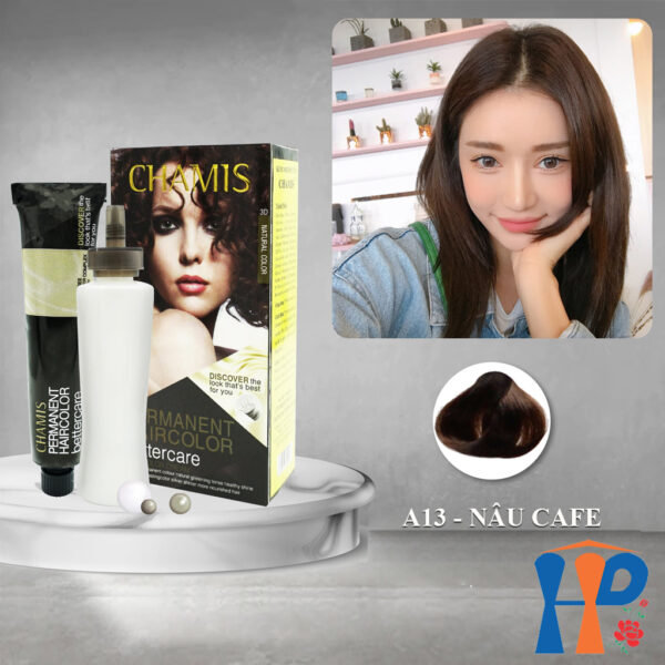 Kem nhuộm tóc thực vật Chamis Permanent Hair Colour 100ml