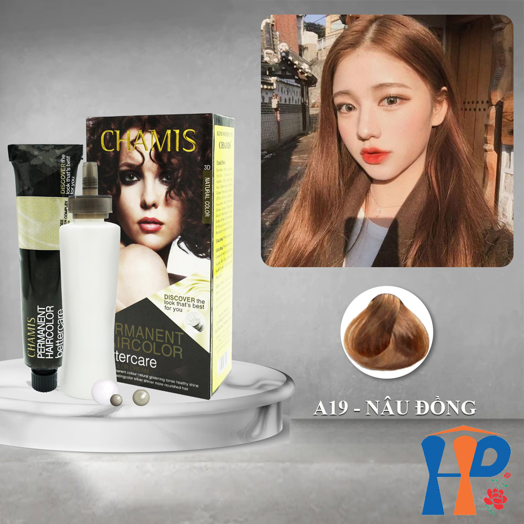 Kem nhuộm tóc thực vật Chamis Permanent Hair Colour 100ml
