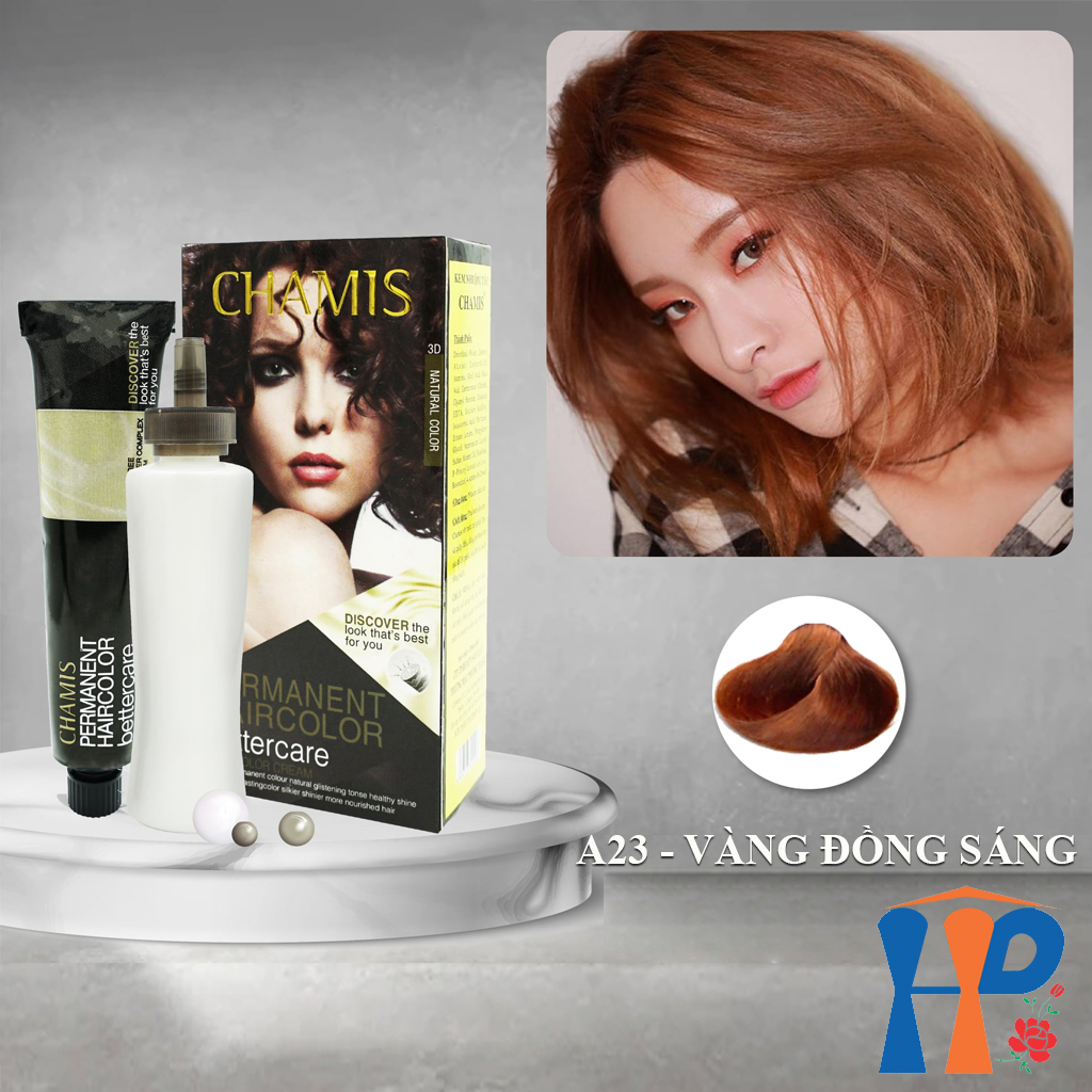 Kem nhuộm tóc thực vật Chamis Permanent Hair Colour 100ml