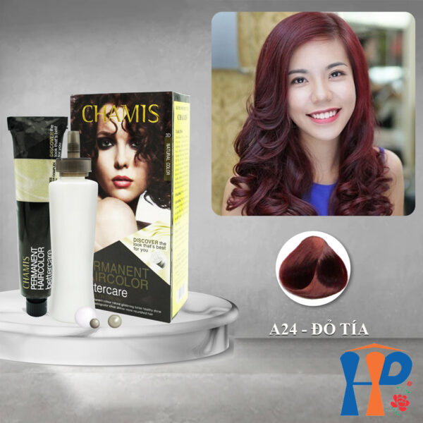 Kem nhuộm tóc thực vật Chamis Permanent Hair Colour 100ml