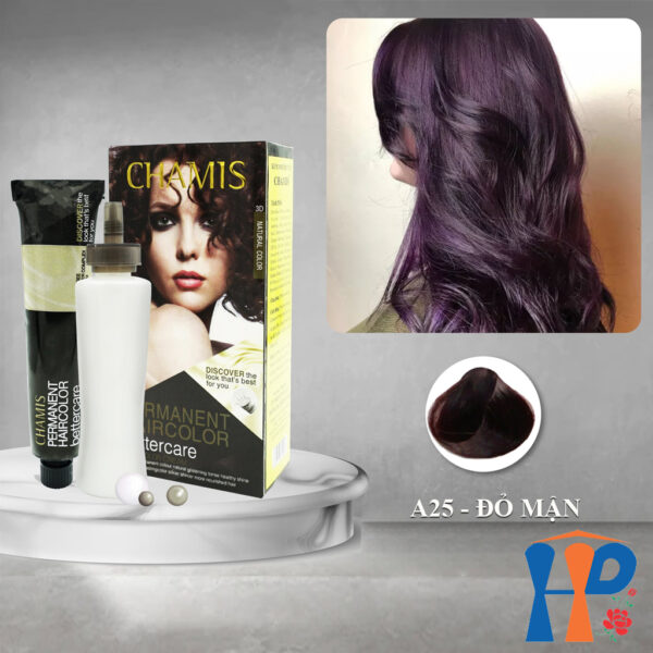 Kem nhuộm tóc thực vật Chamis Permanent Hair Colour 100ml