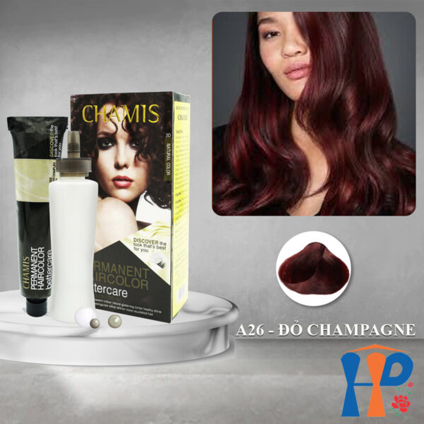 Kem nhuộm tóc thực vật Chamis Permanent Hair Colour 100ml