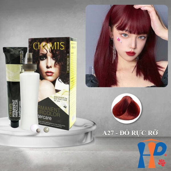 Kem nhuộm tóc thực vật Chamis Permanent Hair Colour 100ml