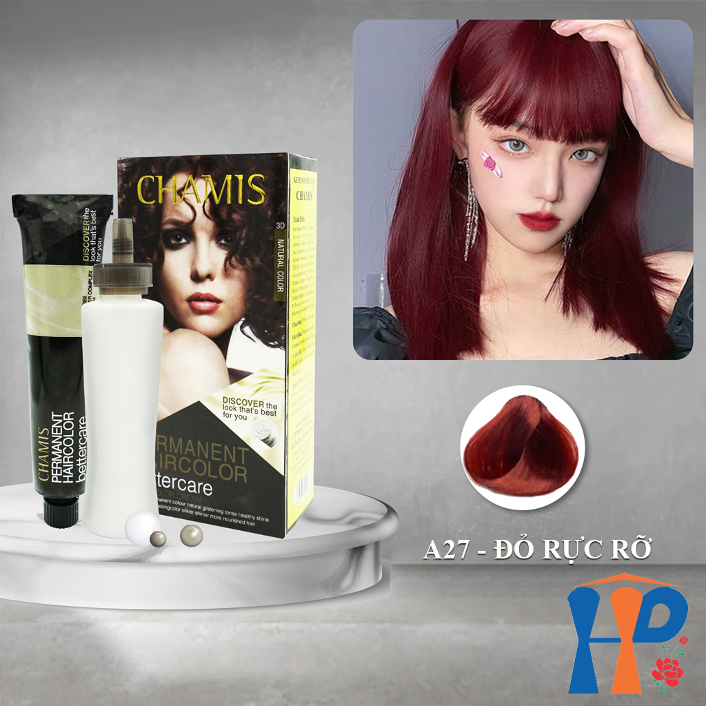 Kem nhuộm tóc thực vật Chamis Permanent Hair Colour 100ml