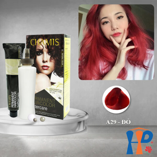 Kem nhuộm tóc thực vật Chamis Permanent Hair Colour 100ml