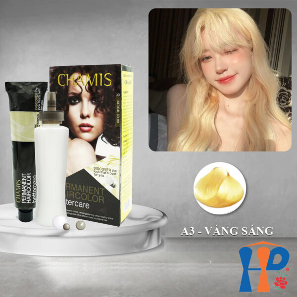 Kem nhuộm tóc thực vật Chamis Permanent Hair Colour 100ml