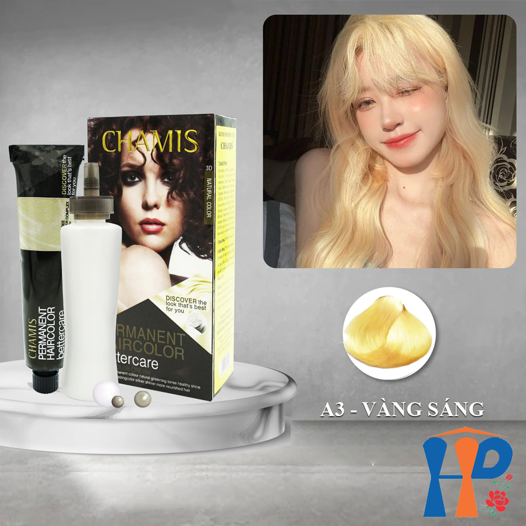 Kem nhuộm tóc thực vật Chamis Permanent Hair Colour 100ml